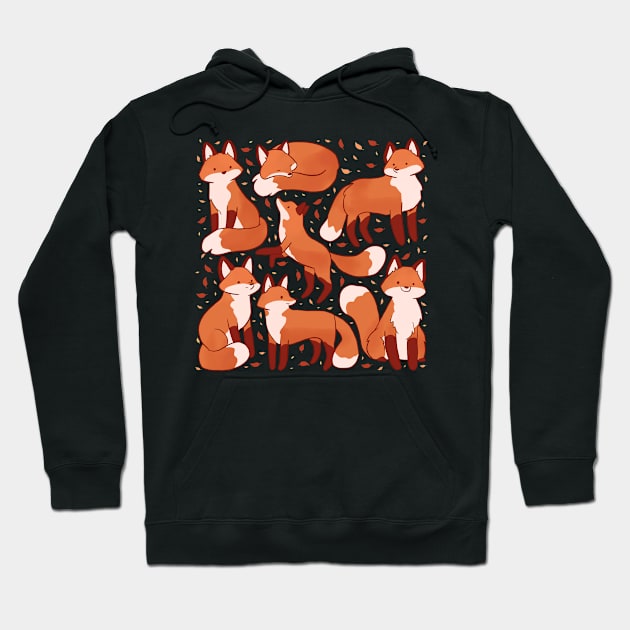 Cute fox illustration Hoodie by Yarafantasyart